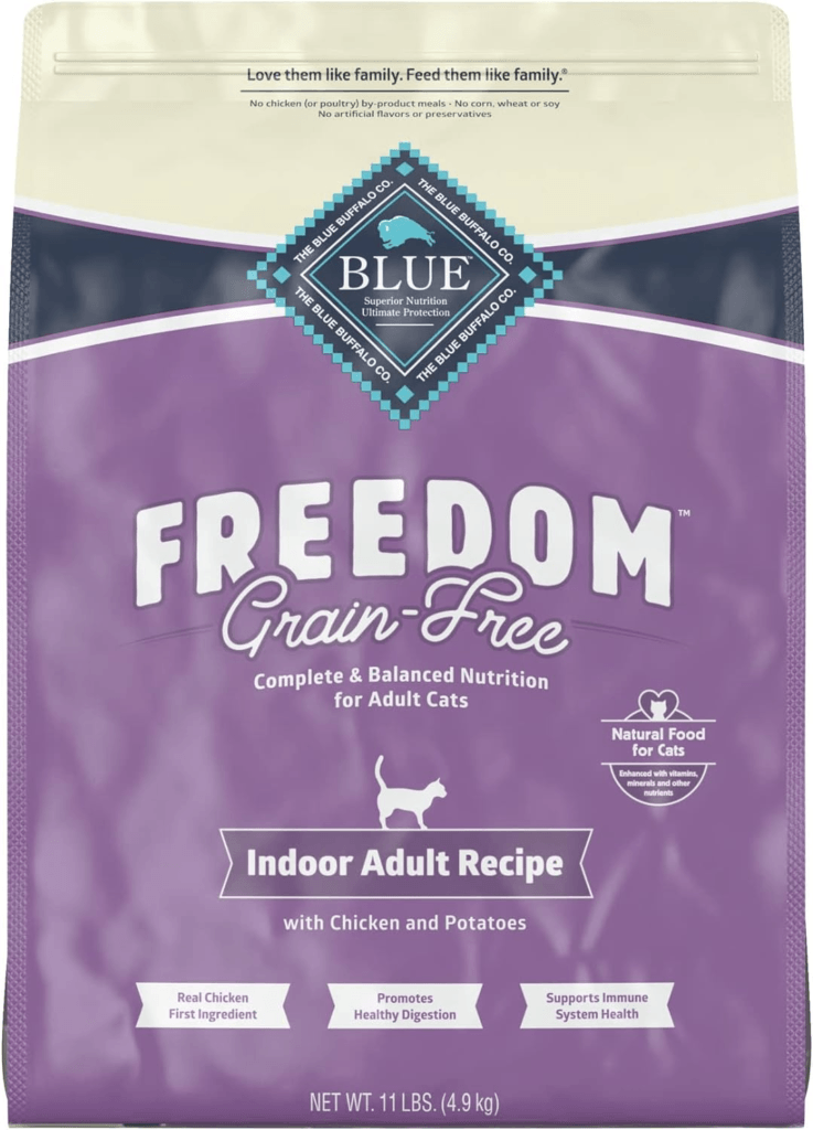 Best Dry Food for Ragdoll under $50 - Blue Buffalo Freedom 